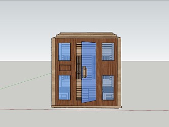 Modern Sauna Room Sauna Room Steaming Room 3d model