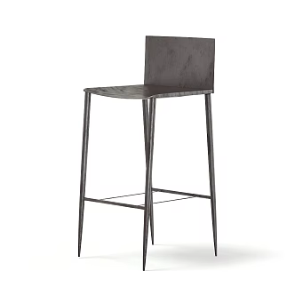 Modern Furniture Indoor Furniture Restaurant Furniture Chair Single Chair Bar Chair 3d model