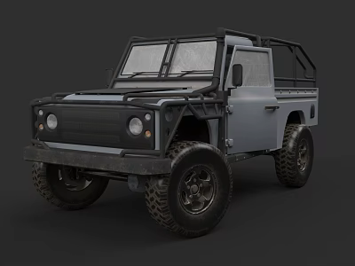 Conqueror Pickup Truck Pickup Truck Vehicle 3d model Conqueror Pickup Truck Pickup Truck Vehicle 3d model