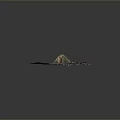 Scenic 3D Terrain Model With Mountain Ranges Water Bodies And Vegetation