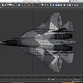 Su 57 fighter stealth fighter Felon twin stealth multi-purpose fighter super realistic high precision film and television level 3d model