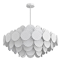 Doria leuchten hanging lamp chandelier round chandelier art chandelier creative chandelier lamp decoration 3d model