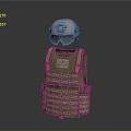Military Style Tactical Vest With Protective Helmet And Goggles For Outdoor Use