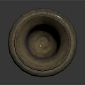 Classical Stone Flower Pot Sculpture With Intricate Carved Details On Pedestal Base