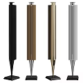 Black Brown and Gold Headphones and Speakers with Modern Design and Superior Sound
