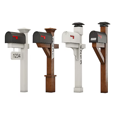 Modern Mailbox 3d model Modern Mailbox 3d model