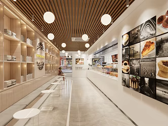 Modern Bakery 3d model