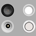 Modern Home Lighting Four Different Styles Black And White Downlights And Spotlights