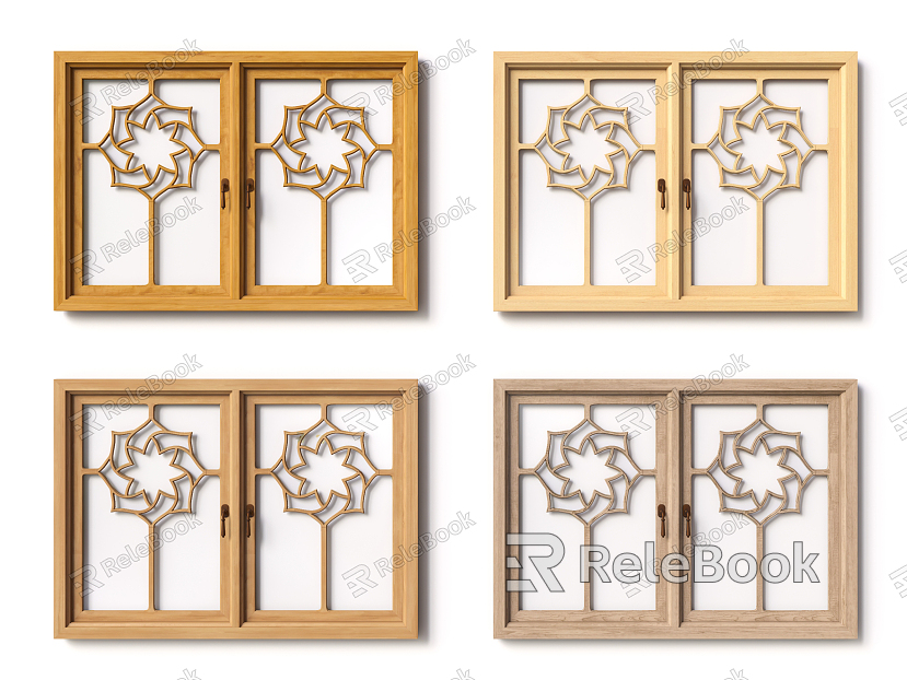 Modern casement window model