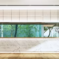 Modern Lounge Area Interior Design With White Chairs Golden Leg Table Bookshelves And Green Plants