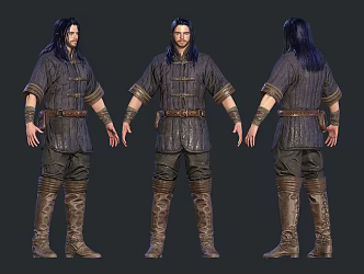 Viking Warrior 3d model