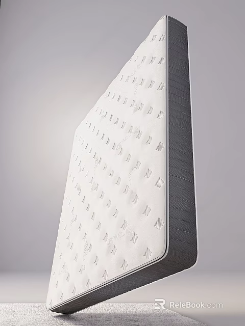 Comfortable Supportive Mattress With Breathable Design And Pressure Relief Layers 3d model 