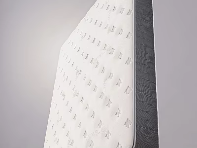 Comfortable Supportive Mattress With Breathable Design And Pressure Relief Layers 3d model