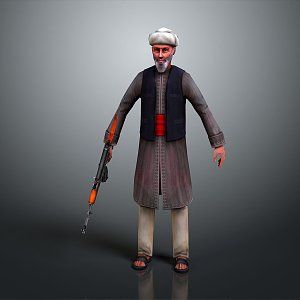 Soldier Mercenary Male Soldier Male Detective Male Detective 3d model