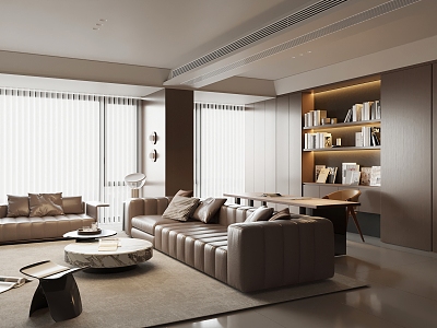 Italian Light Luxury Living Room model