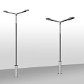 Modern street lamp palindromic lamp landscape lamp 3d model
