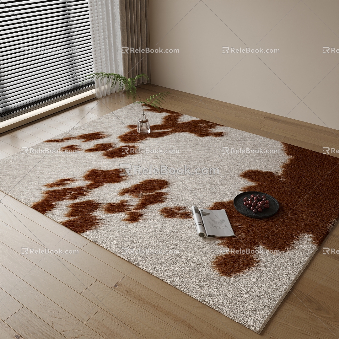 Modern Carpet Decoration 3d model