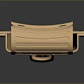 Beige USMC Military Tactical Waist Pack With Practical Design And Adjustable Strap