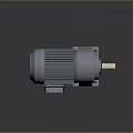 Heavy Duty Industrial Electric Motor With Heat Sink Stable Base And Rotating Shaft
