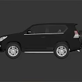 Black SUV With Chrome Grille Silver Alloy Wheels And Rugged Exterior Design