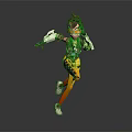 Overwatch Game Character Tracer In Dynamic Stance With Gear And Outfit