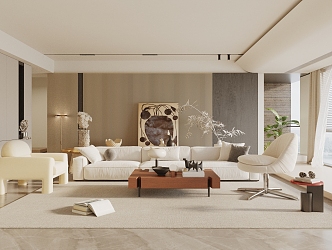 Living room 3d model