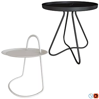 Modeling side a few metal side a few iron side a few bedside side a few sofa side a few round art side a few metal round 3d model
