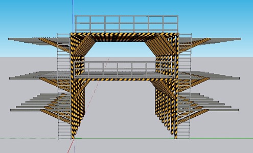 Tunnel full-section excavation and charging operation trolley 3d model