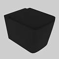 Sleek Black Modern Toilet Design With Smooth Surface And Contemporary Style