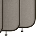 Modern Wall Decor With Grid Texture And Beige Gray Striped Designs For Home
