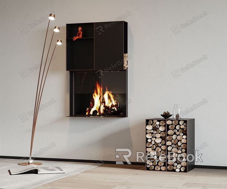 Modern Fireplace model