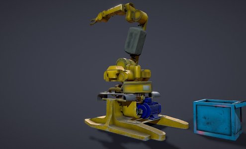 Industrial manipulator 3d model