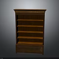 Classic Wooden Bookcase With Multiple Shelves And Bottom Storage Drawer For Home Library Decor