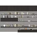 Modern Bookshelf 3d model