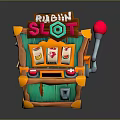 Modern game machine slot machine large game machine coin-operated game machine 3d model