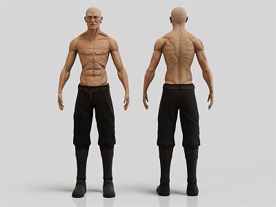 modern man 3d model