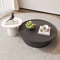 coffee table mother coffee table fruit ornaments round coffee table 3d model