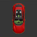 Red Sports Car With Sleek Exterior Design Stylish Wheels And Modern Interior Features