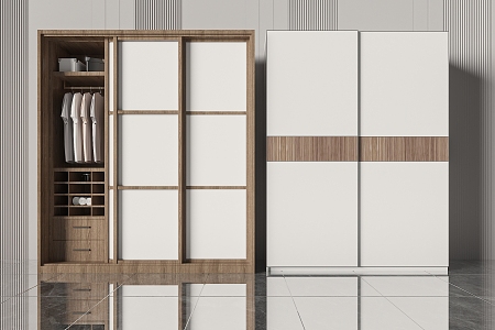 Modern wardrobe 3d model