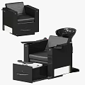Medical Equipment Including Treatment Chair With Sink Storage Cabinets Examination Lamp And Mobile Stool