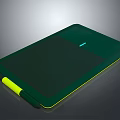 Green Electronic Writing Tablet With Yellow Stylus Pen For Daily Household Use