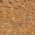 Modern wall solid wood block background modeling wall mosaic modeling wall solid wood concave-convex small square modeling wall 3d model
