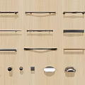Metal Handle Furniture Handle Button Handle 3d model