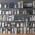 Various Commercial Equipment Including Self Service Terminals POS Systems And Display Screens For Retail Use