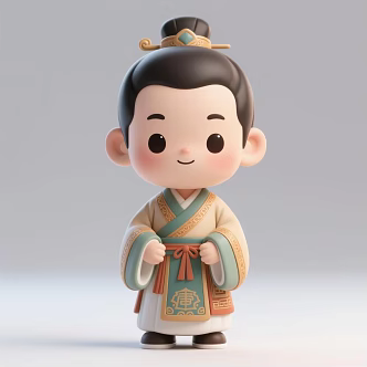 Character Q version 3d model