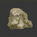 Decorative Stone Carving Ornament Featuring Intricate Floral Patterns And Textured Details