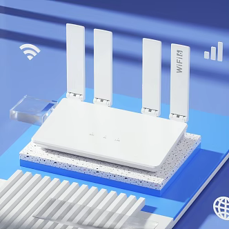 Router 3d model