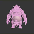 Boar Like Mythical Creature Character With Muscular Arms Bulky Body And Tusks