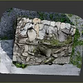 Rustic Stone Built Structure With Moss Covered Roof And Green Grass Surroundings