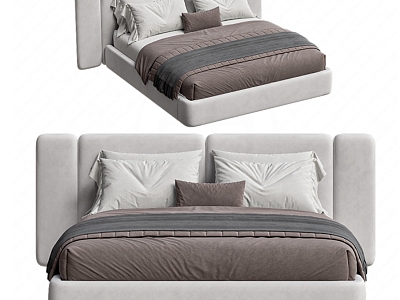 Modern Double Bed model